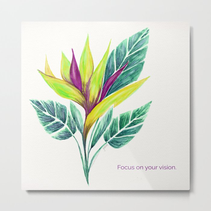 Focus on you vision Metal Print