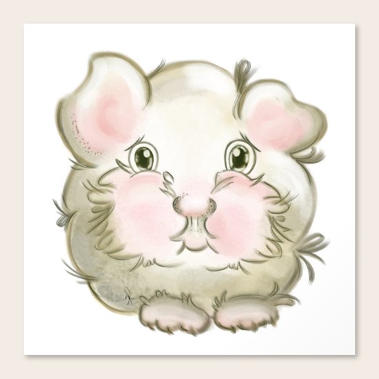 Guinea pig Canvas Print