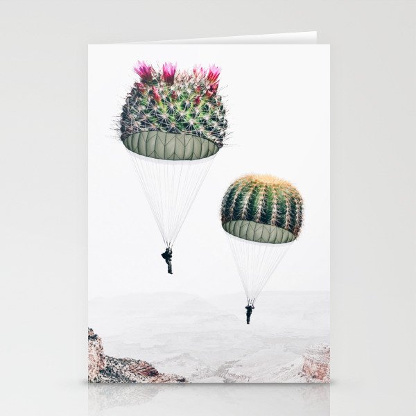 Flying Cacti Stationery Cards