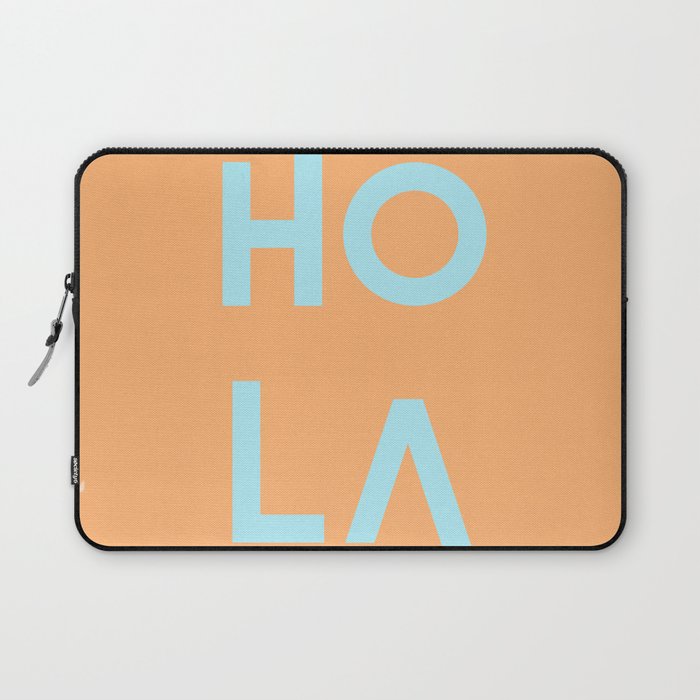 HolA orange & mint Laptop Sleeve