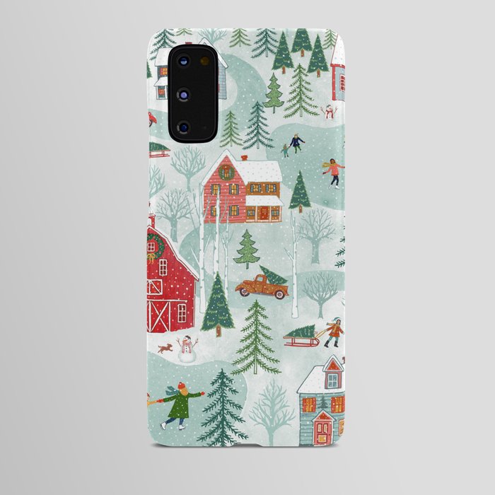 New England Christmas Android Case