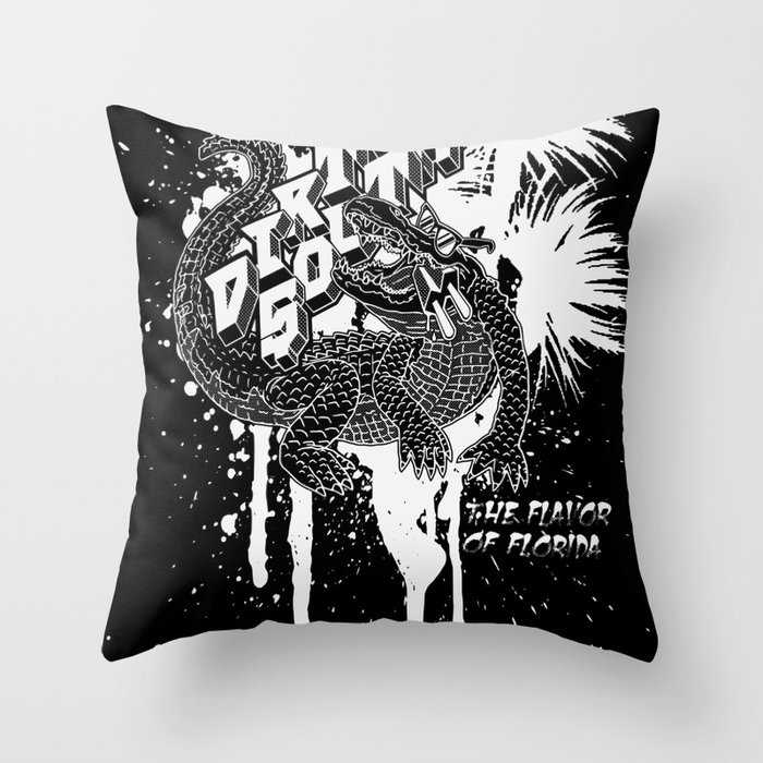 DIRTY SOUTH: The Flavor of Florida Throw Pillow