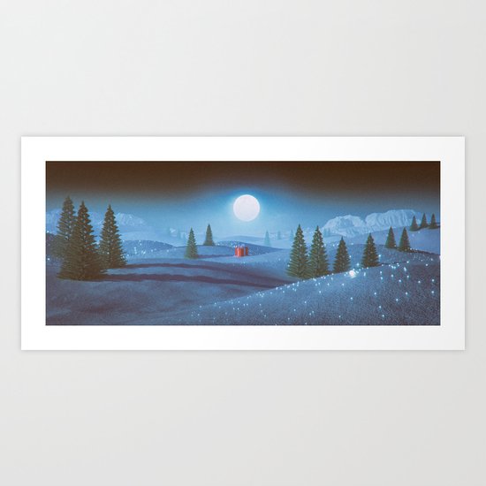 BE PRESENT (everyday 12.24.16) Art Print