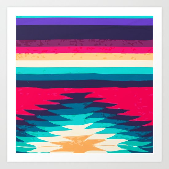 SURF GIRL Art Print