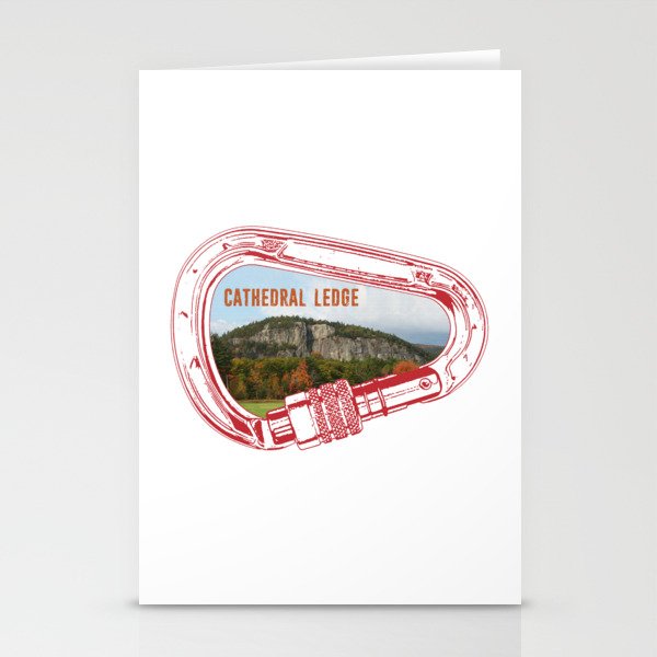 Cathedral Ledge Climbing Carabiner Stationery Cards