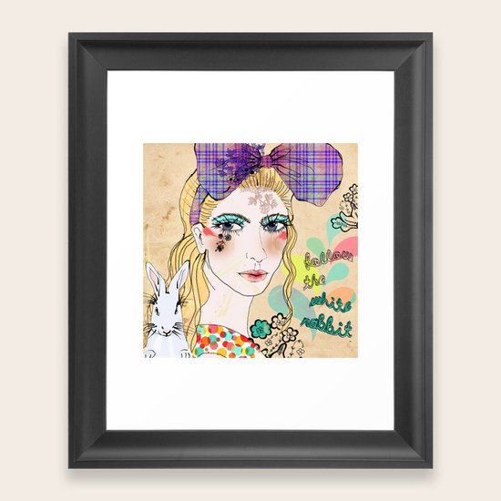 Alice in Wonderland Framed Art Print