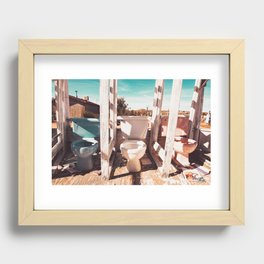 Toilets in Joshua Tree Recessed Framed Print