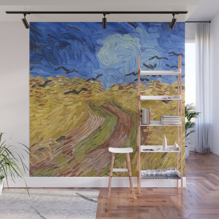 Wheatfield with Crows Wall Mural