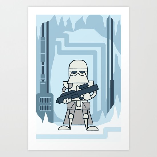 EP5 : Snowtrooper Art Print