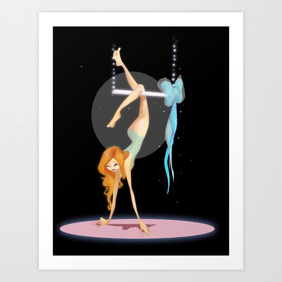 Pinup Girl: Trapeze Art Print