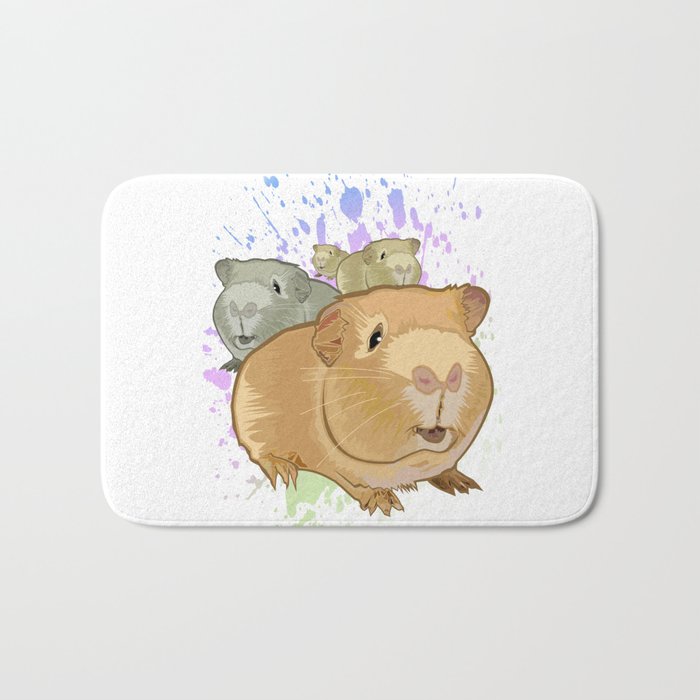 Guinea Pigs Bath Mat