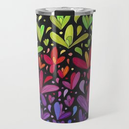 Rainbowy Leafy Talavera  Travel Mug