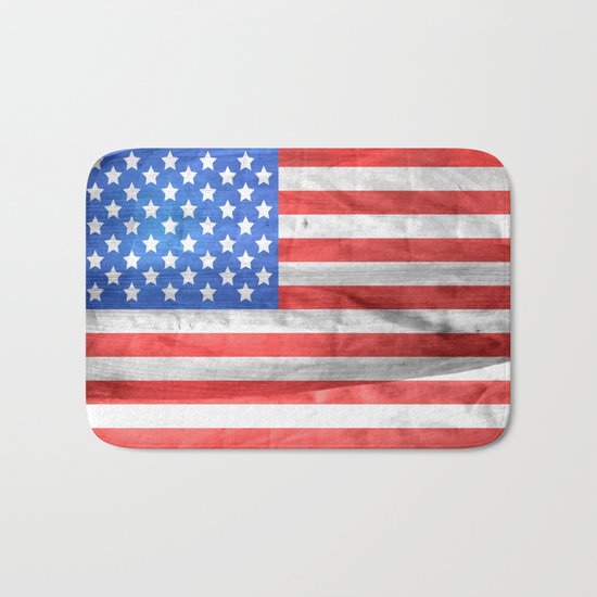 American Flag Bath Mat