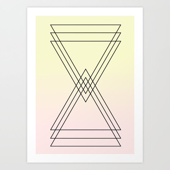 triangles Art Print