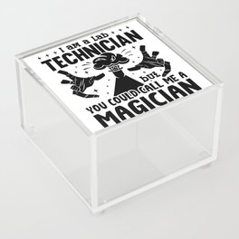 I Am A Lab Technician Laboratory Science Lab Tech Acrylic Box