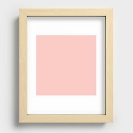 Gossamer Pink Recessed Framed Print