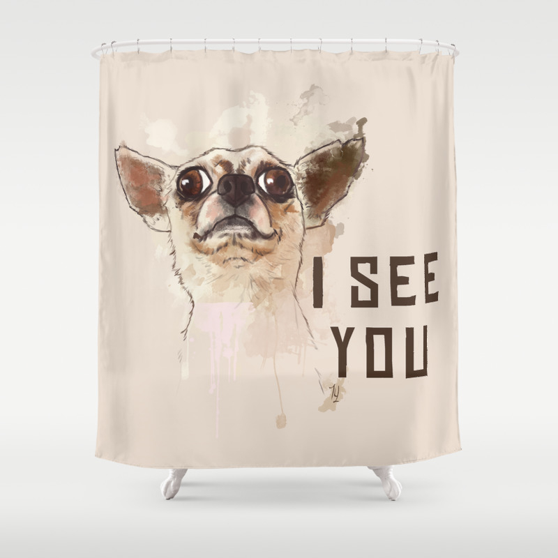 Animals, Graphic-design, Illustration and Painting Shower Curtains Animals, Graphic-design, Illustration and Painting Shower Curtains