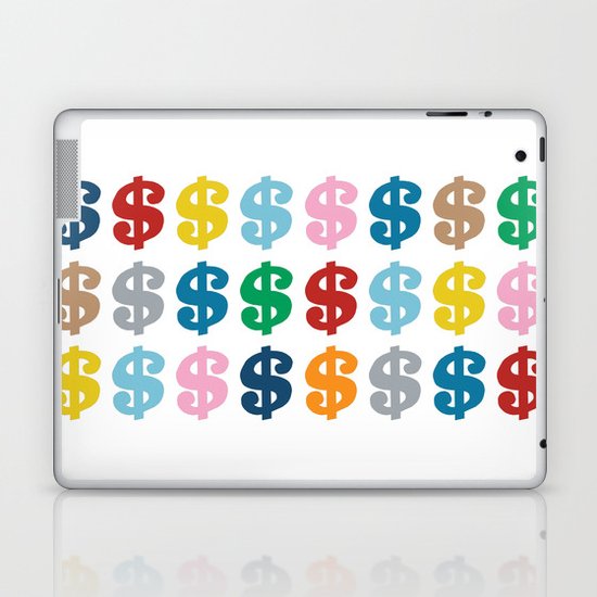 Colourful Money 48 Laptop & iPad Skin