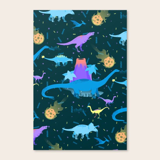 Funky Dinos Canvas Print