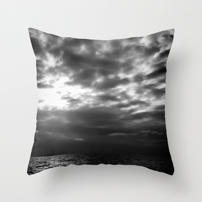Darkness is coming Throw Pillow