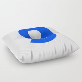 Number 9 (Blue & White) Floor Pillow