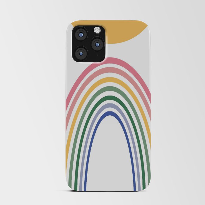 Rainbow Sun  iPhone Card Case