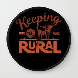 Keeping it Rural - Farm Style Wall Clock