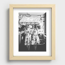 Old Times Recessed Framed Print