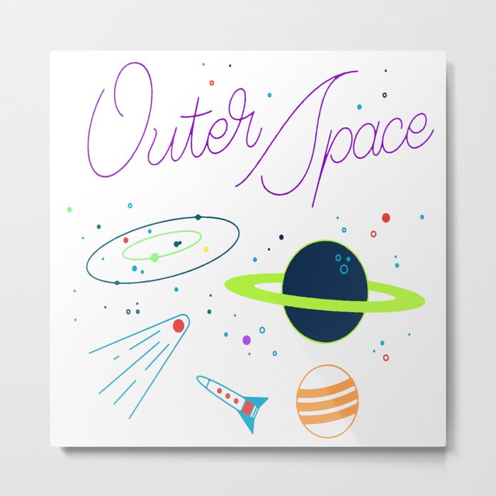 Outer Space! Metal Print