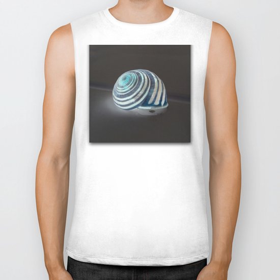 Glowing Snail Biker Tank
