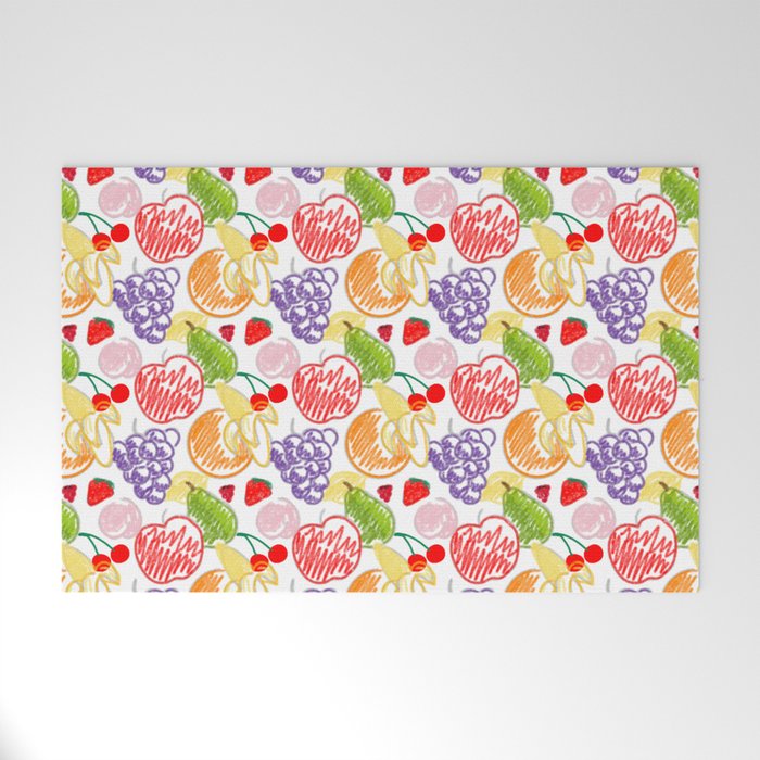 Fruit pattern Welcome Mat