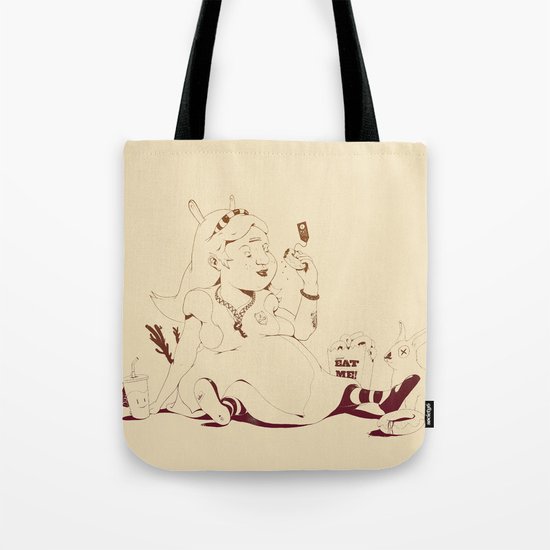 Alice stuck in the wonderland ! Tote Bag