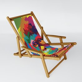 Pop Art Bornean Orang Utan female  Sling Chair