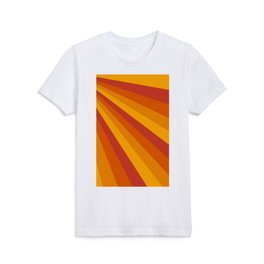 70 retro colors sun beams Kids T Shirt