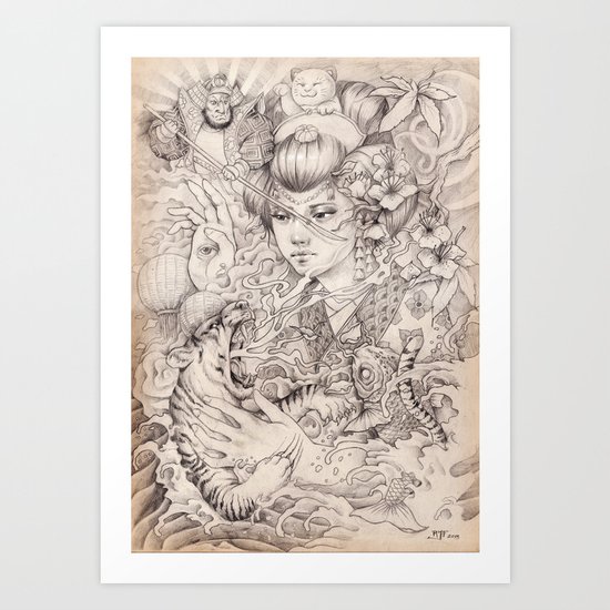Irezumi Art Print