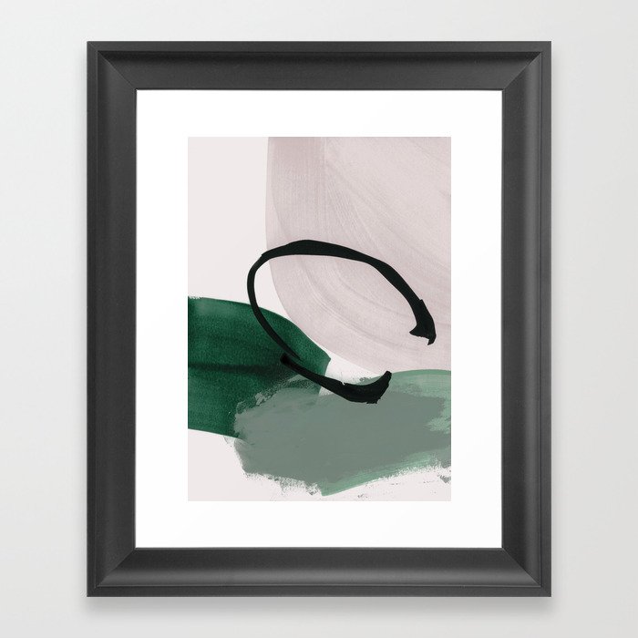 minimalist painting 01 Framed Art Print