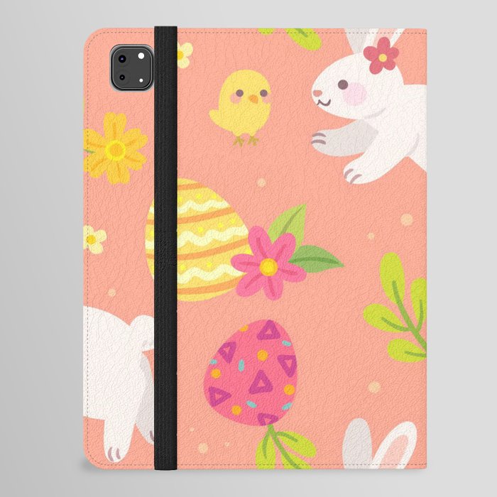 Happy Easter Chicken And Rabbit Collection iPad Folio Case
