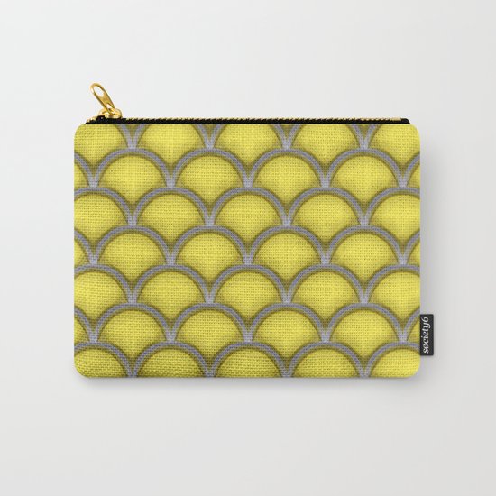 Large scallops in buttercup yellow Carry-All Pouch
