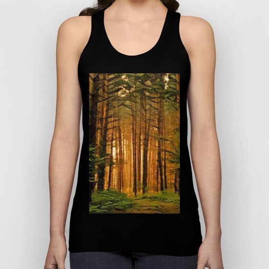 Golden Forest Unisex Tank Top