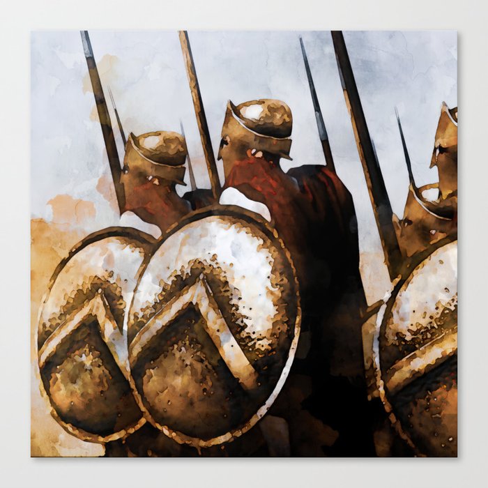 Spartans at War Canvas Print