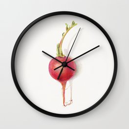 Beautiful Radish Vegetable Wall Clock