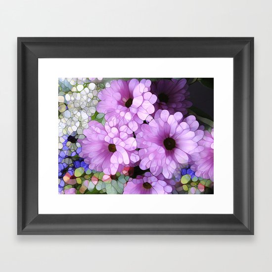 Daisies from the Galaxy Framed Art Print