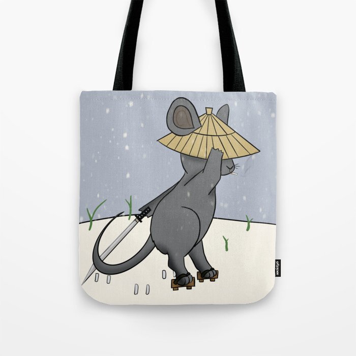 Fighter Mouse Tote Bag