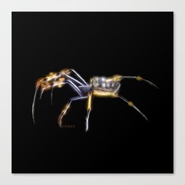 Spiked Yellow Spider Canvas Print