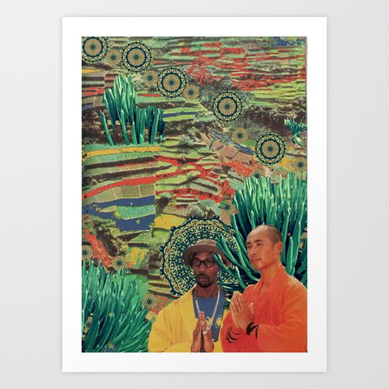 Green Lands Art Print