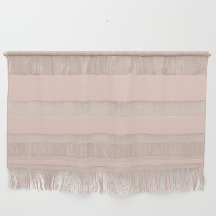 Romance light pink pastel solid color modern bastract pattern Wall Hanging