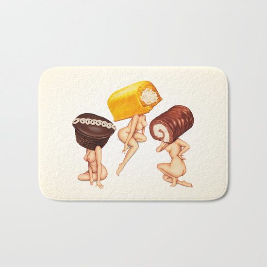 Hostess Cake Girls Bath Mat