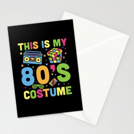 This Is My 80s Costume Retro Stationery Card