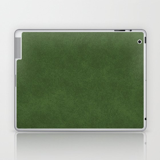 Classic Green Felt Fabric Laptop & iPad Skin