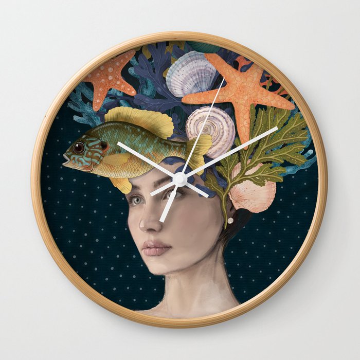 Neptune's Daughter  Wall Clock